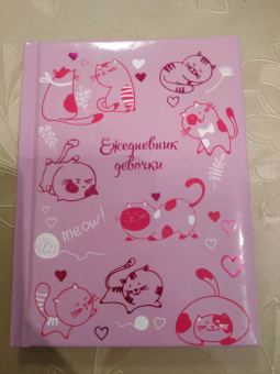 Ежедневник девочки РОЗОВЫЕ КОТИКИ (49753)