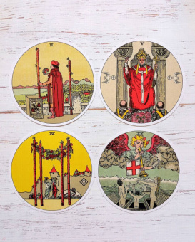 Graham, Waite: Tarot Original 1909. Circular Edition