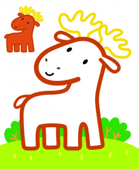 Дикие животные. Для детей от 2 лет