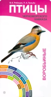 Рябицев, Тильба: Птицы Черноморского Кавказа. Воробьиные и неворобьиные. Веер-определитель