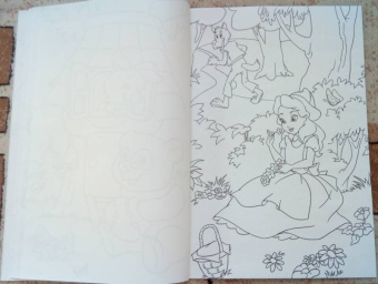 Макси-раскраска "Мир сказок"