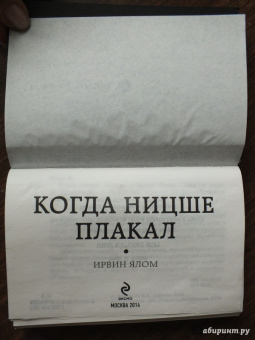 Ирвин Ялом: Когда Ницше плакал