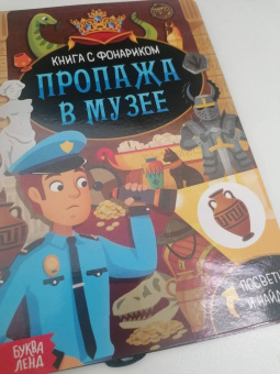 Книга с фонариком. Пропажа в музее