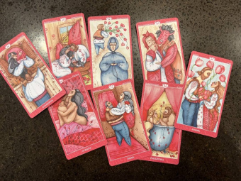 Oxana Raullkrass: Оракул Магия сердец (88 карт + инструкция)