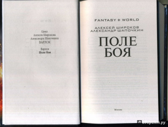 Шапочкин, Широков: Поле боя