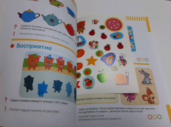 Ольга Звонцова: Тесты с наклейками 3-4 года