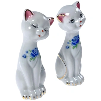 Набор из 2-х фигурок "Кошечка", 6*6*14 см.(2 кошечки)