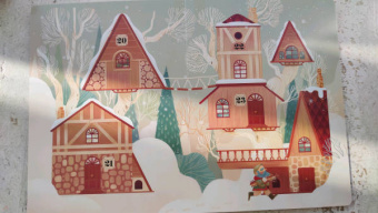 Джада Франча: С Новым годом! Большая книга-адвент с окошками