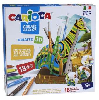 Набор "Раскрась и собери 3D. ЖИРАФ" (42901)