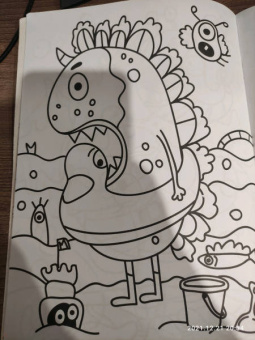 Раскраска "Монстрики", А4