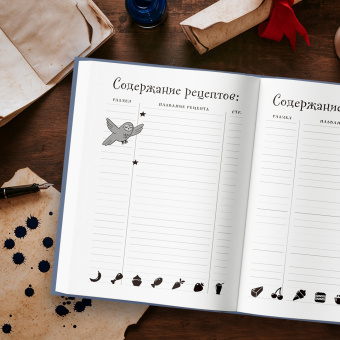 Неофициальная книга для записи рецептов Гарри Поттера