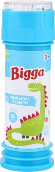 Игрушка BIGGA Мыльные пузыри с лабиринтом на крышке, 55мл