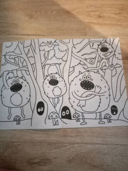 Раскраска А4. Монстрики