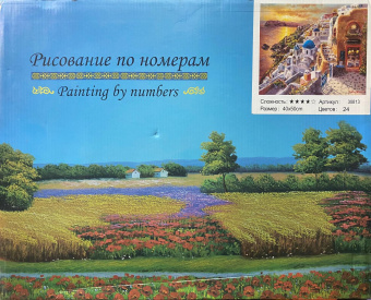 Рисование по номерам " Старый город ", 40х50 см