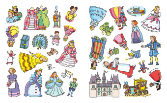 Натали Белино: Принцессы, с наклейками