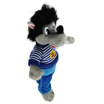 Мягкая игрушка Волк из м/ф "Ну, погоди!", музыкальная, 30 см